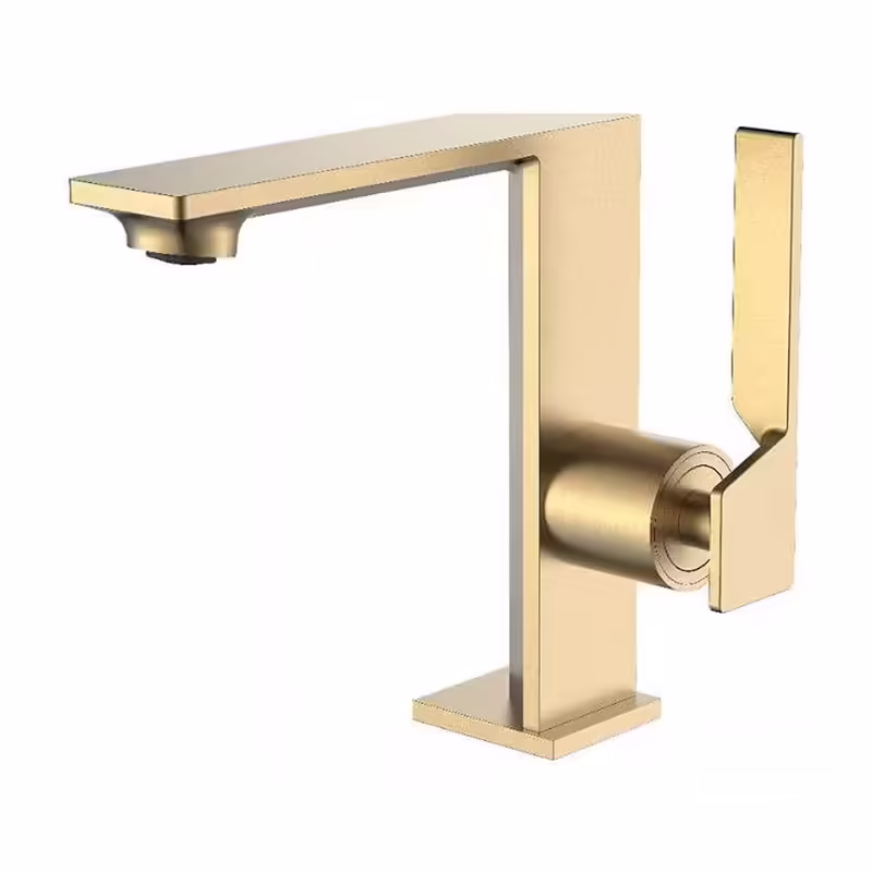 Brushed Brass Harmonia Basin Faucet