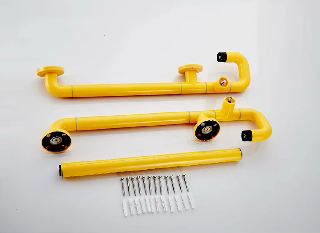 componets of handicap grab bar 