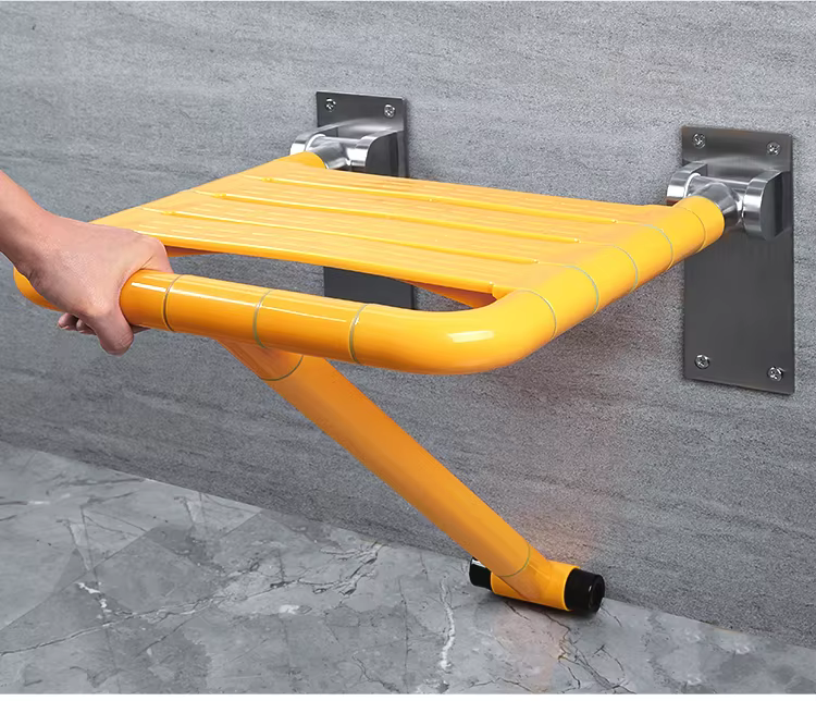 Foldable Shower Bench Seat in open
