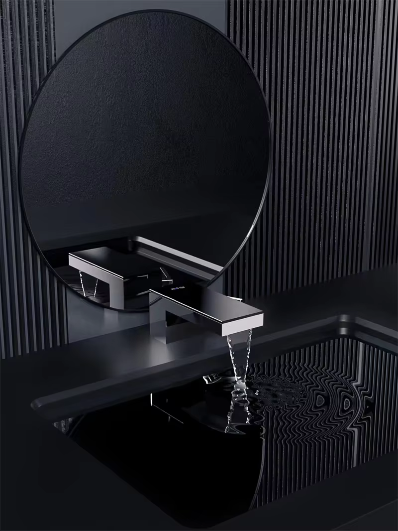 digital waterfall faucet